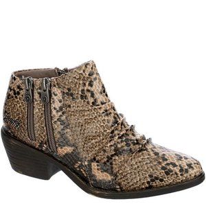 New Blowfish Wander Snake Ankle Boots